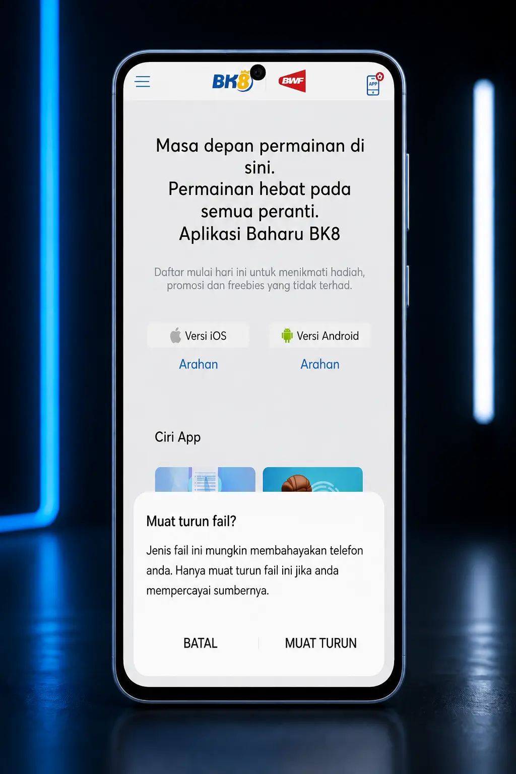 Steps to download and install the BK8 APK app for Android devices running version 4.1 or higher