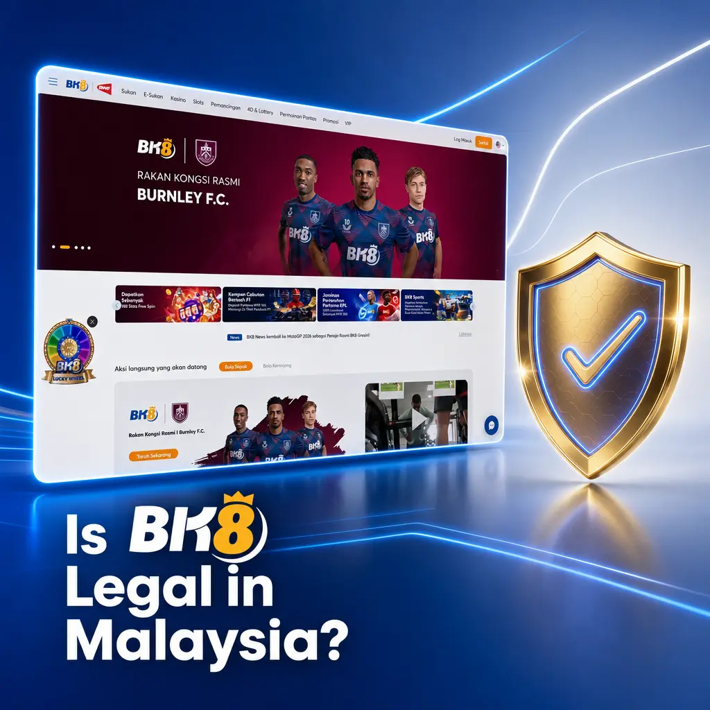 BK8 Curacao gaming license 8048/JAZ2020-013 enabling sports betting and casino games for players in Malaysia